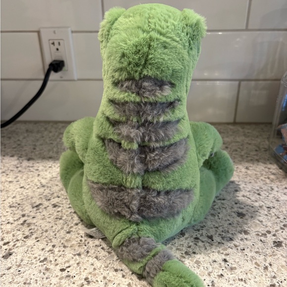 Pottery Barn kids green dinosaur light up plush with video! - Picture 6 of 9